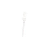 White Heavy Duty Plastic Fork